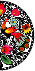 logo festiwal folkloru krzywe,bez konturu